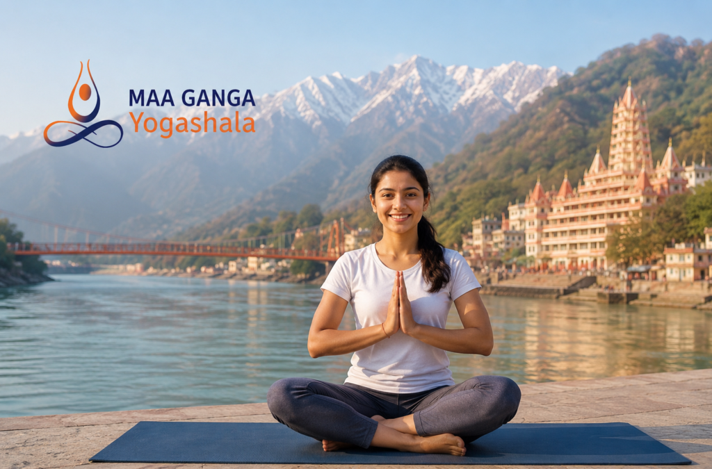 Group of beginners confidently starting yoga teacher training in India