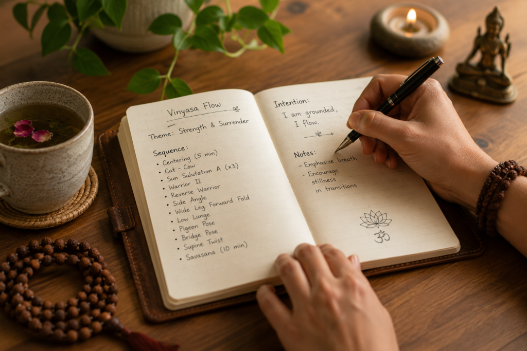 Planning classes for your yoga teacher career after 200 hour TTC