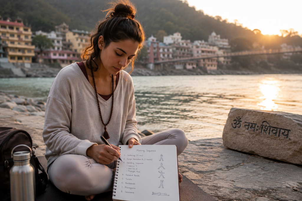 new yoga teacher managing nerves and anxiety before class