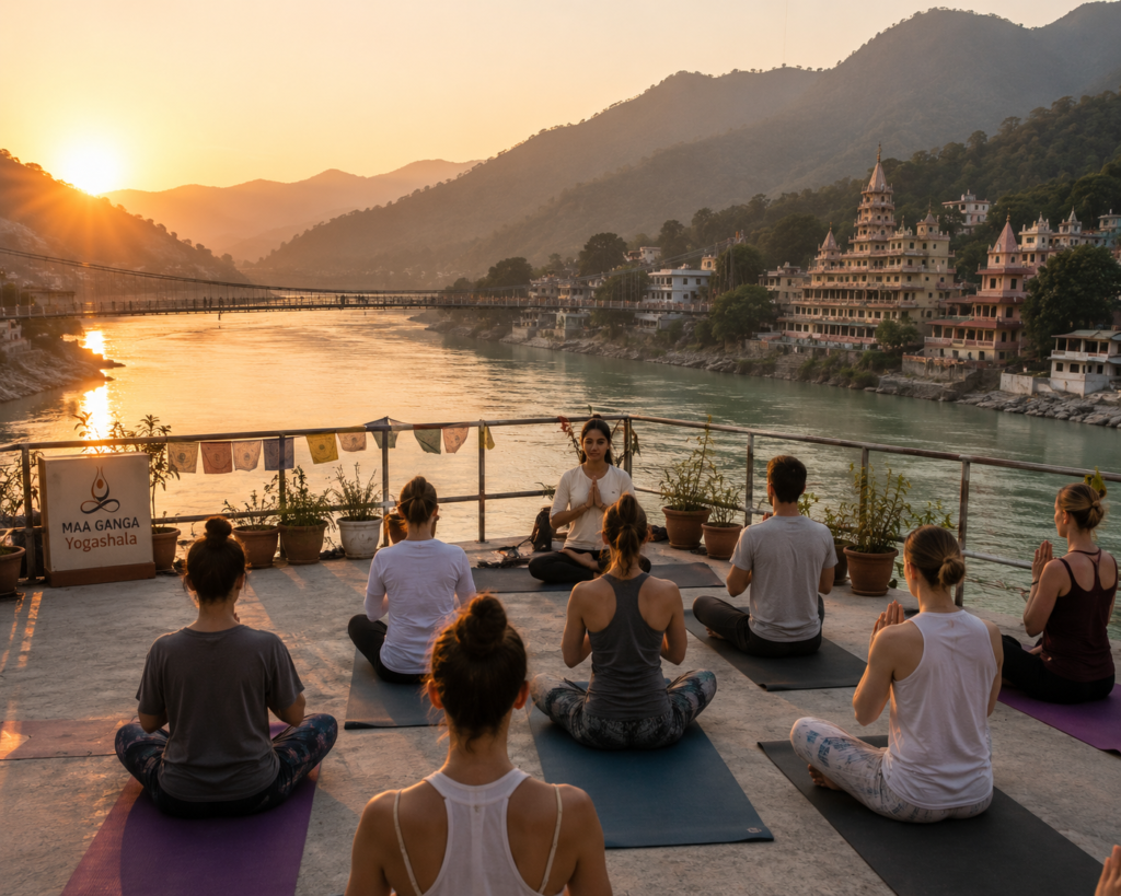 Authentic training in Rishikesh helps you learn how to market yourself as yoga teacher globally.