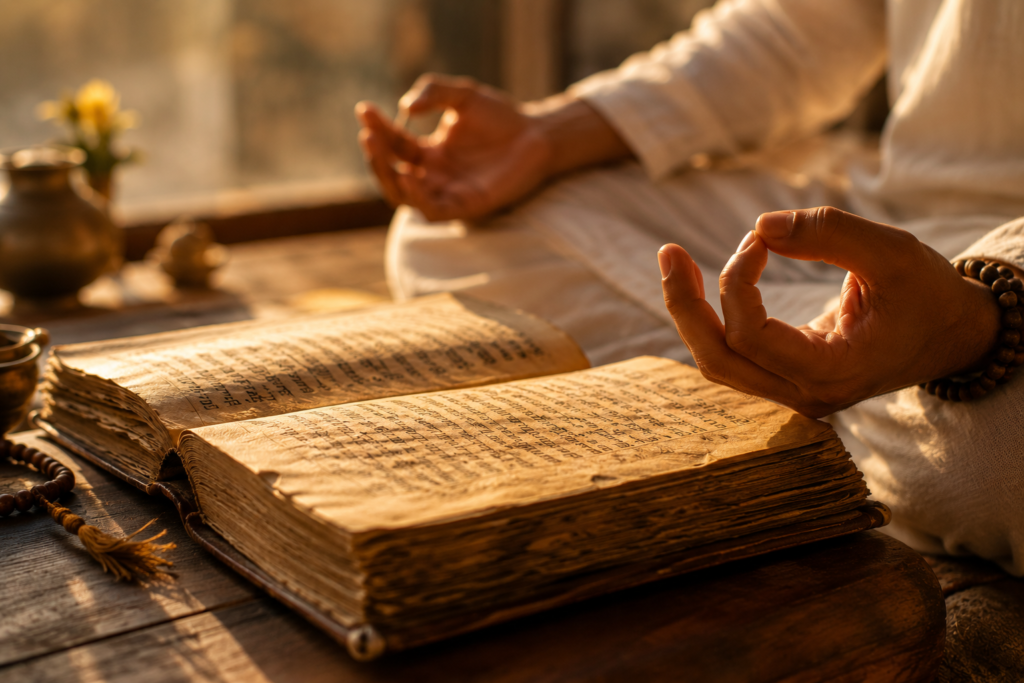 Studying ancient texts reveals yoga philosophy modern practice importance.