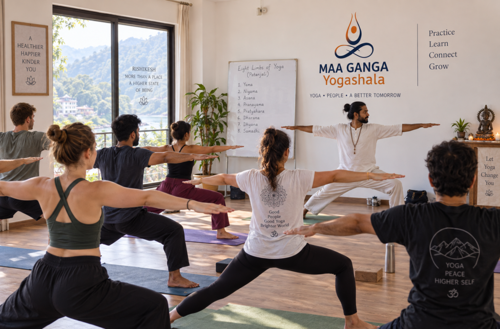 Affordable yoga retreat in Rishikesh with guided yoga class