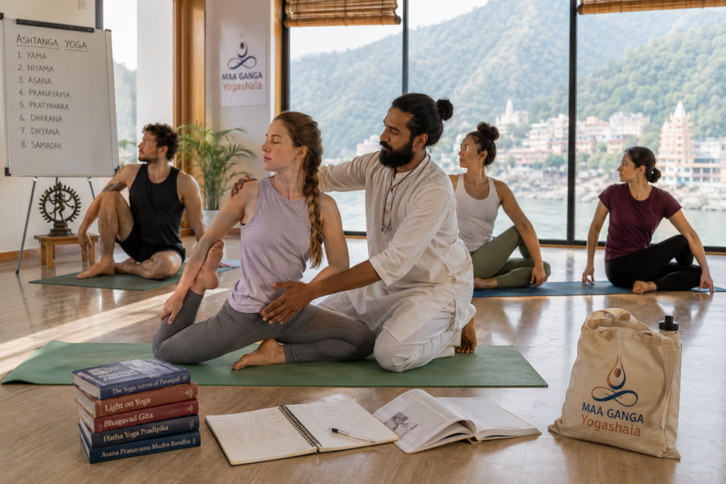 100 hour YTT vs weekend workshop comparison during yoga training in Rishikesh